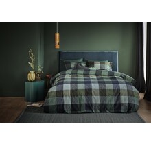 Beddinghouse Dekbedovertrek Beckett Blue Green 260x200/220