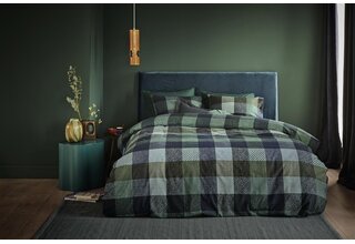 Beddinghouse Housse de Couette Beckett Bleu Vert 260x200/220