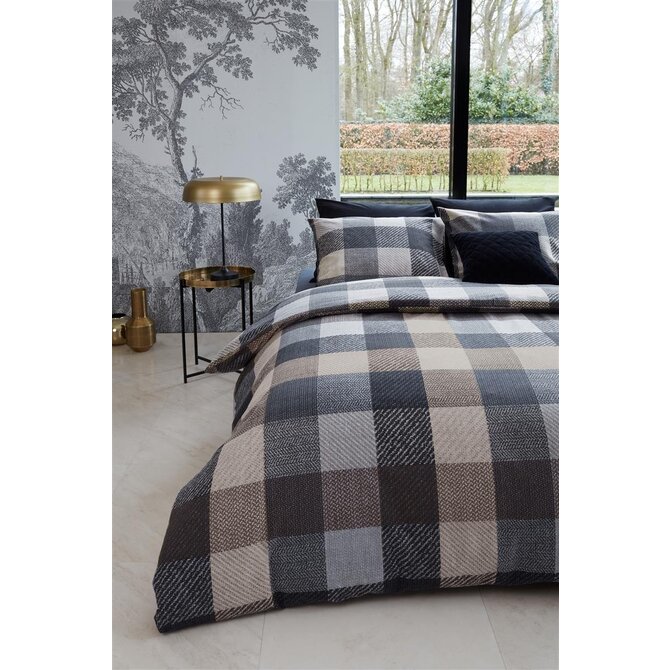 Beddinghouse Housse de Couette Beckett Gris 140x200/220