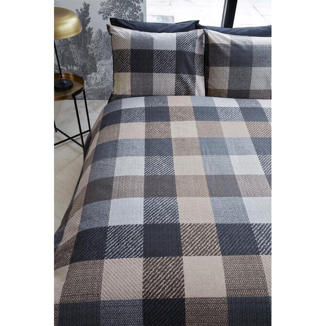 Beddinghouse Dekbedovertrek Beckett Grey 200x200/220
