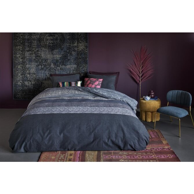 Beddinghouse Housse de Couette Enzo Bleu 140x200/220