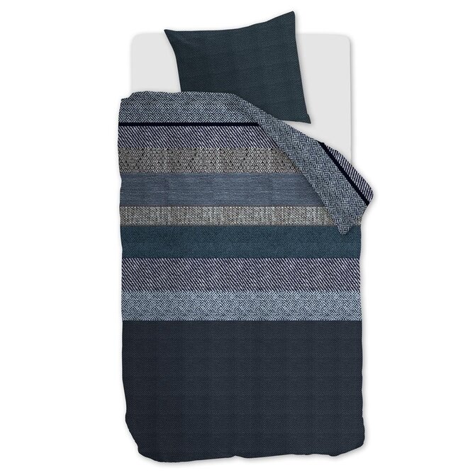 Beddinghouse Housse de couette Enzo Bleu 200x200/220