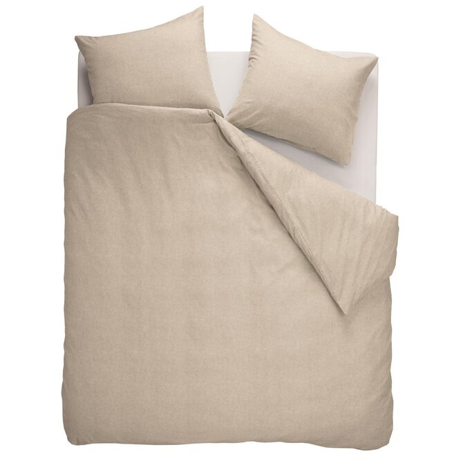 Beddinghouse Dekbedovertrek Frost Light Sand 200x200/220 Beddinghouse Dekbedovertrek Frost Light Sand 200x200/220