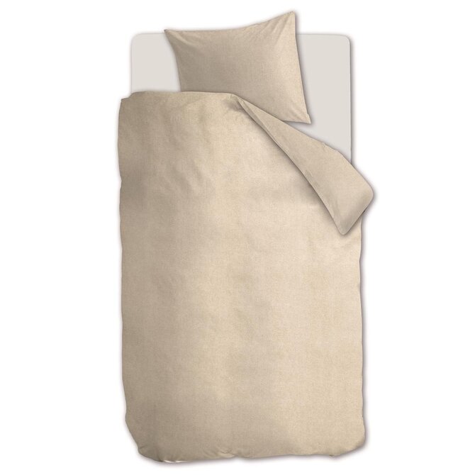 Beddinghouse Dekbedovertrek Frost Light Sand 200x200/220 Beddinghouse Dekbedovertrek Frost Light Sand 200x200/220