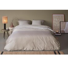 Beddinghouse Housse de Couette Lenny Naturel 200x200/220