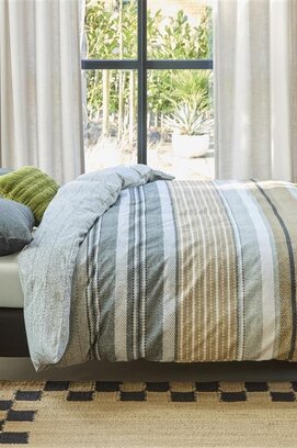 Beddinghouse Housse de Couette Lex Gris Vert 240x200/220
