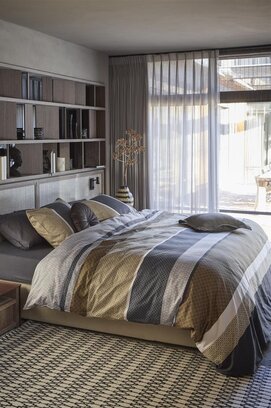 Beddinghouse Housse de Couette Marli Gris 200x200/220