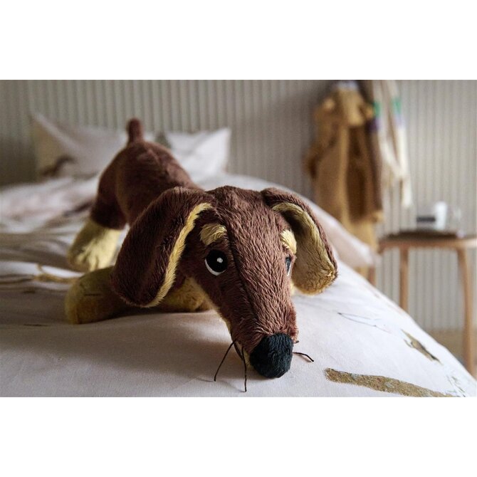 Beddinghouse x Hanneke de Jager Kinderdekbedovertrek Hot Dogs Roze 120x150