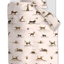 Beddinghouse Beddinghouse x Hanneke de Jager Kinderdekbedovertrek Hot Dogs Roze 120x150