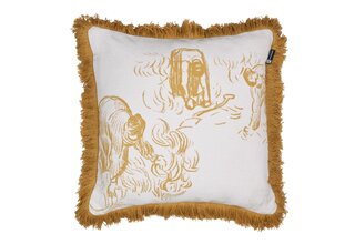 Beddinghouse x Van Gogh Museum La Moisson Coussin Décoratif Naturel 45x45 cm