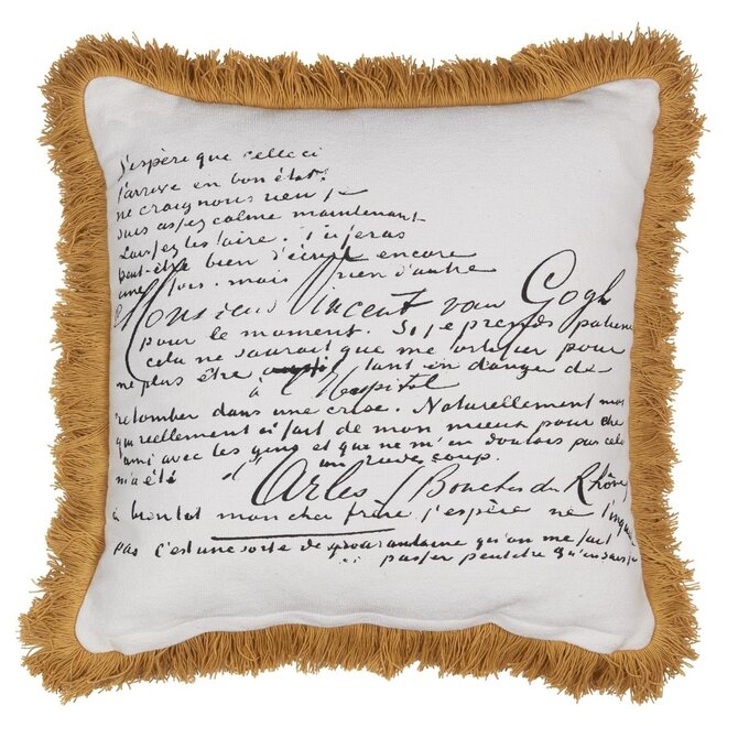 Beddinghouse x Van Gogh Museum La Moisson Sierkussen Natural 45x45 cm