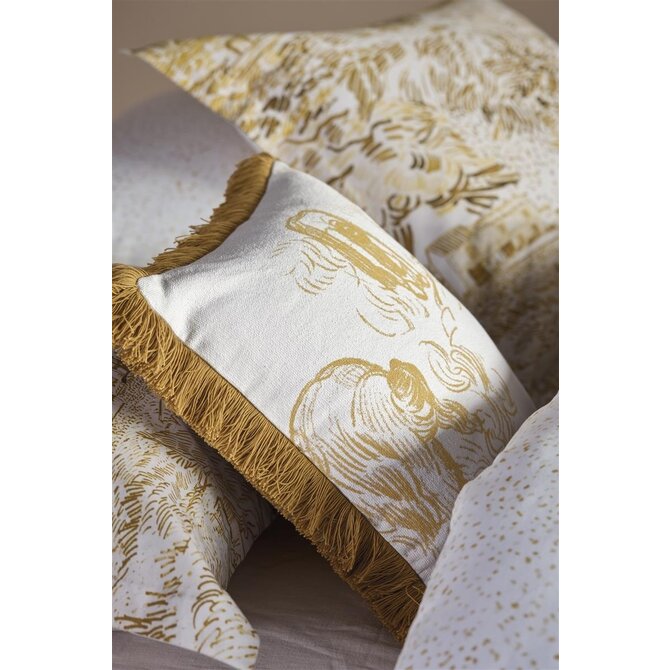 Beddinghouse x Van Gogh Museum La Moisson Sierkussen Natural 45x45 cm