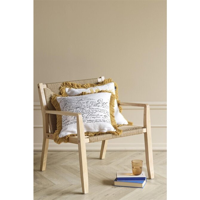 Beddinghouse x Van Gogh Museum La Moisson Coussin Décoratif Naturel 45x45 cm