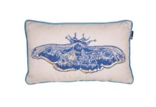 Beddinghouse x Van Gogh Museum Paon de Bonne Nuit Coussin Décoratif Bleu 30x50 cm