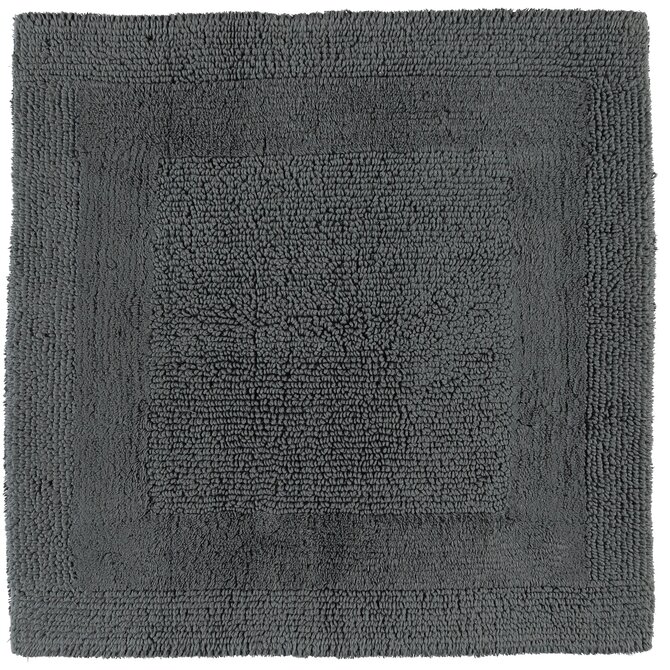 Cawo Tapis de Bain Luxus 1000 Réversible Anthracite 60x60