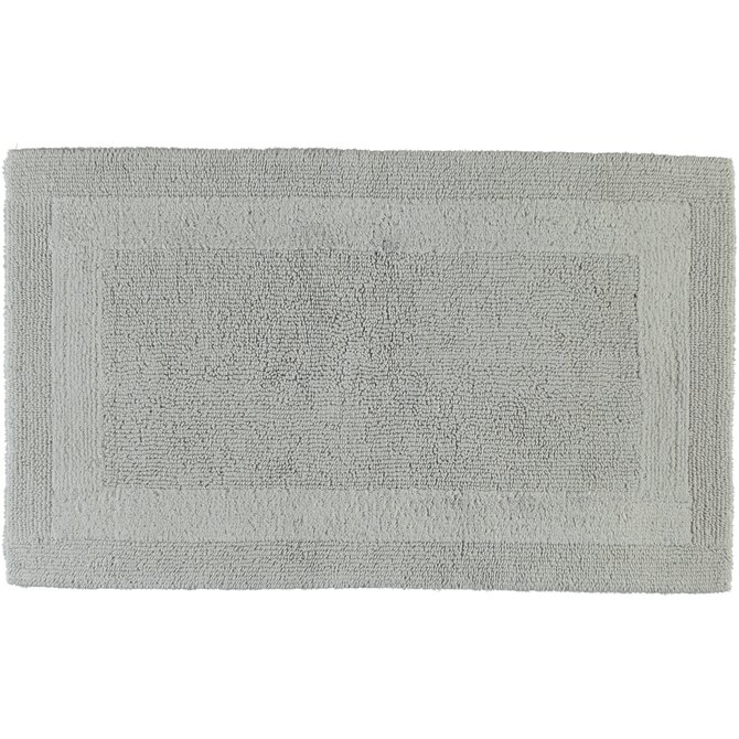 Cawo Tapis de Bain Luxe 1000 Réversible Argent 60x100