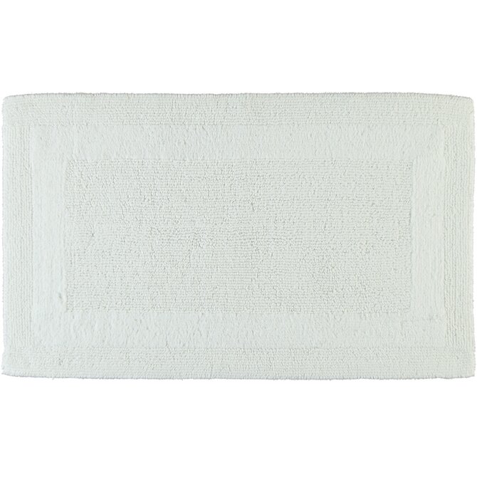Cawo Tapis de Bain Luxe 1000 Réversible Tapis de Bain Blanc 70x120