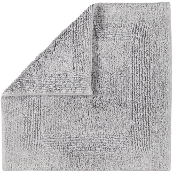 Cawo Tapis de Bain Luxe 1000 Réversible Tapis de Bain Platine 60x60