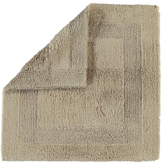 Cawo Tapis de Bain Luxus 1000 Réversible Sable 60x60