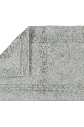 Cawo Tapis de Bain Luxus 1000 Réversible Argent 70x120