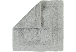 Cawo Tapis de Bain Luxe 1000 Réversible Argent 60x60