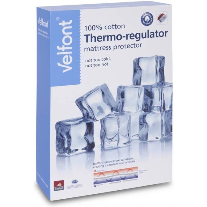 Velfont Outlast Matrasbeschermer Thermo Regulator  90x210/220