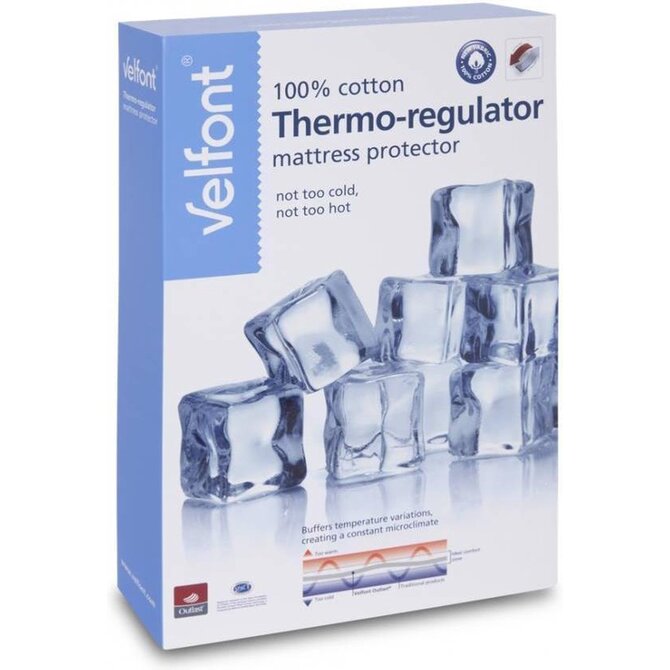 Velfont Outlast Protège-matelas Régulateur Thermique 160x190/200