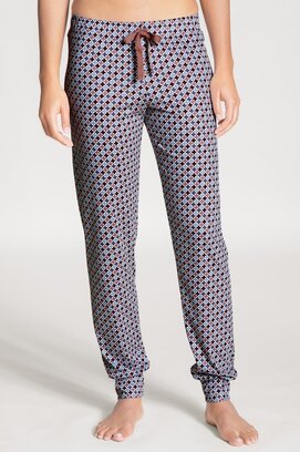 Calida Pantalon de pyjama long pour femme 29697 Blue Gran (36/38) XS