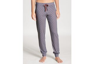Calida Pantalon de pyjama long pour femme 29697 Blue Gran (36/38) XS