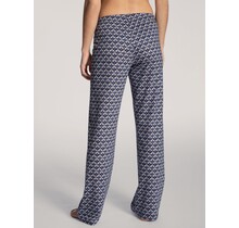 Calida Pantalon de pyjama long pour femme 29752 Bleu Foncé (36/38) XS