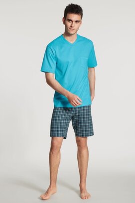 Pyjama court pour homme Calida 40567 Button Blue XL