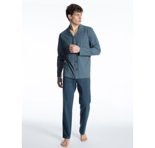 Pyjama pour homme Calida 40863 Blue Wing Teal S