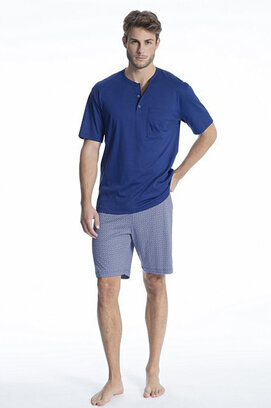 Pyjama homme court Calida 49761 Bleu L