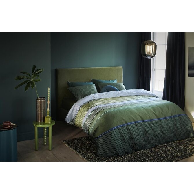 Beddinghouse Housse de Couette Romeo Bleu Vert 140x200/220