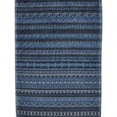 Pip Studio Pip Studio Serviette d'invité à motif géométrique Bleu foncé 30x50 cm