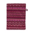 Pip Studio Pip Studio Gant de toilette à motif géométrique Rose foncé 16x22 cm