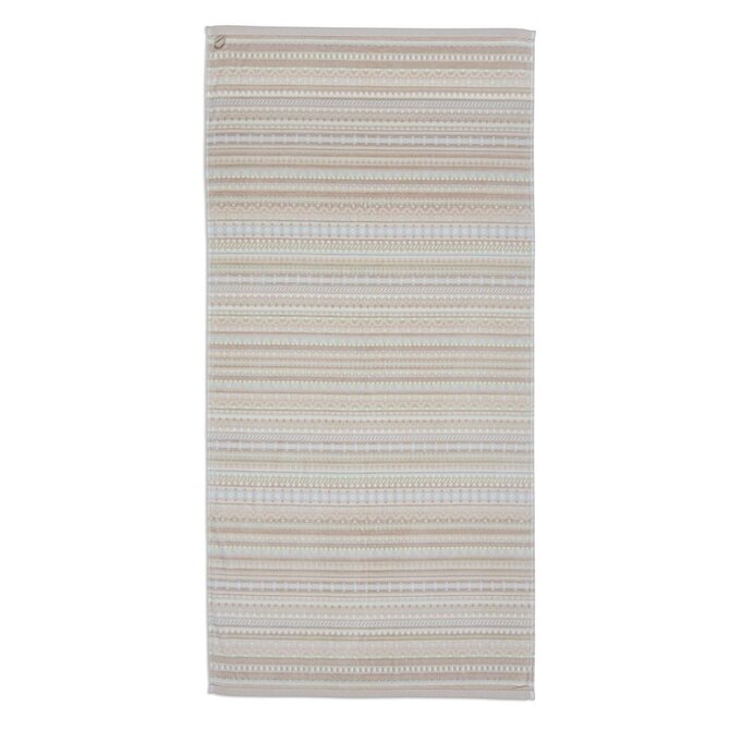 Pip Studio Serviette de douche à motif géométrique Sable 70x140 cm