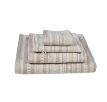 Pip Studio Geometric Print handdoek Zand 55x100 cm