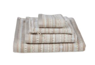 Pip Studio Geometric Print handdoek Zand 55x100 cm