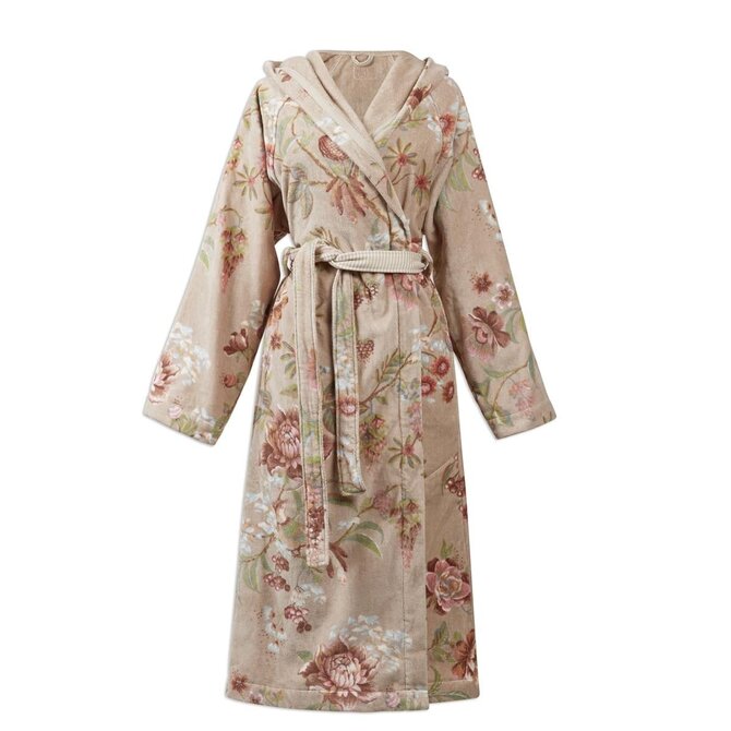 Pip Studio Secret Garden Bathrobe badjas Khaki XS