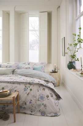 Housse de couette Pip Studio Flores Bailando Blanc cassé 140x200/220