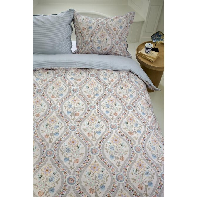 Pip Studio Housse de Couette Ornamento Ramo Blanc 140x200/220