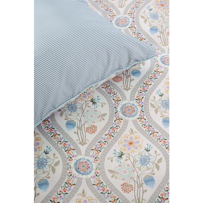 Pip Studio Housse de Couette Ornamento Ramo Blanc 140x200/220