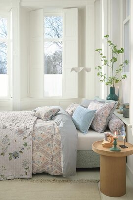 Pip Studio Taie d'oreiller Ornamento Ramo Blanc 60x70 cm