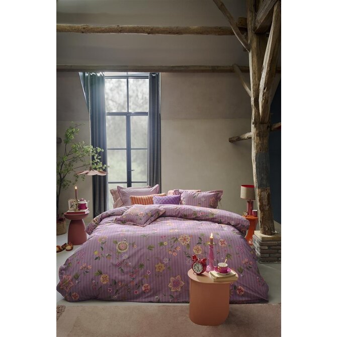 Housse de couette Pip Studio Flores Bailando Violet 140x200/220