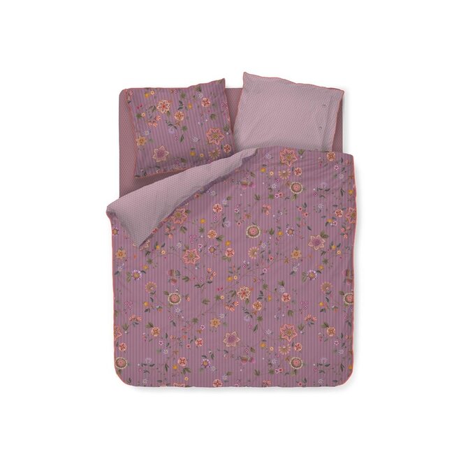 Pip Studio Dekbedovertrek Flores Bailando Paars 140x200/220
