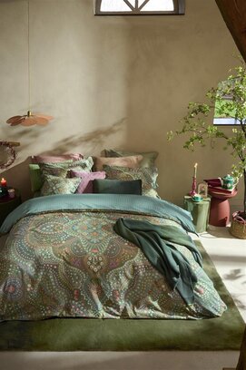 Pip Studio Housse de Couette Alfombra Vert 200x200/220