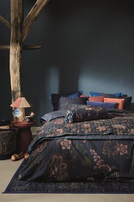 Pip Studio Housse de Couette Buenas Noches Bleu Foncé 140x200/220