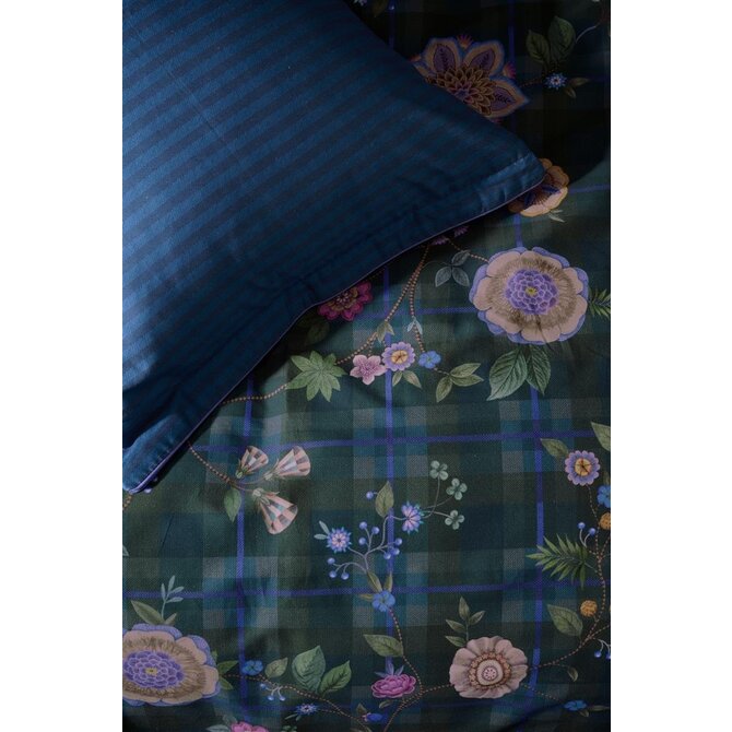Housse de couette Pip Studio Flores Felices Bleu Foncé 200x200/220 Housse de couette Pip Studio Flores Felices Bleu Foncé 200x200/220