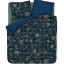 Pip Studio Pip Studio Dekbedovertrek Flores Felices Donkerblauw 200x200/220